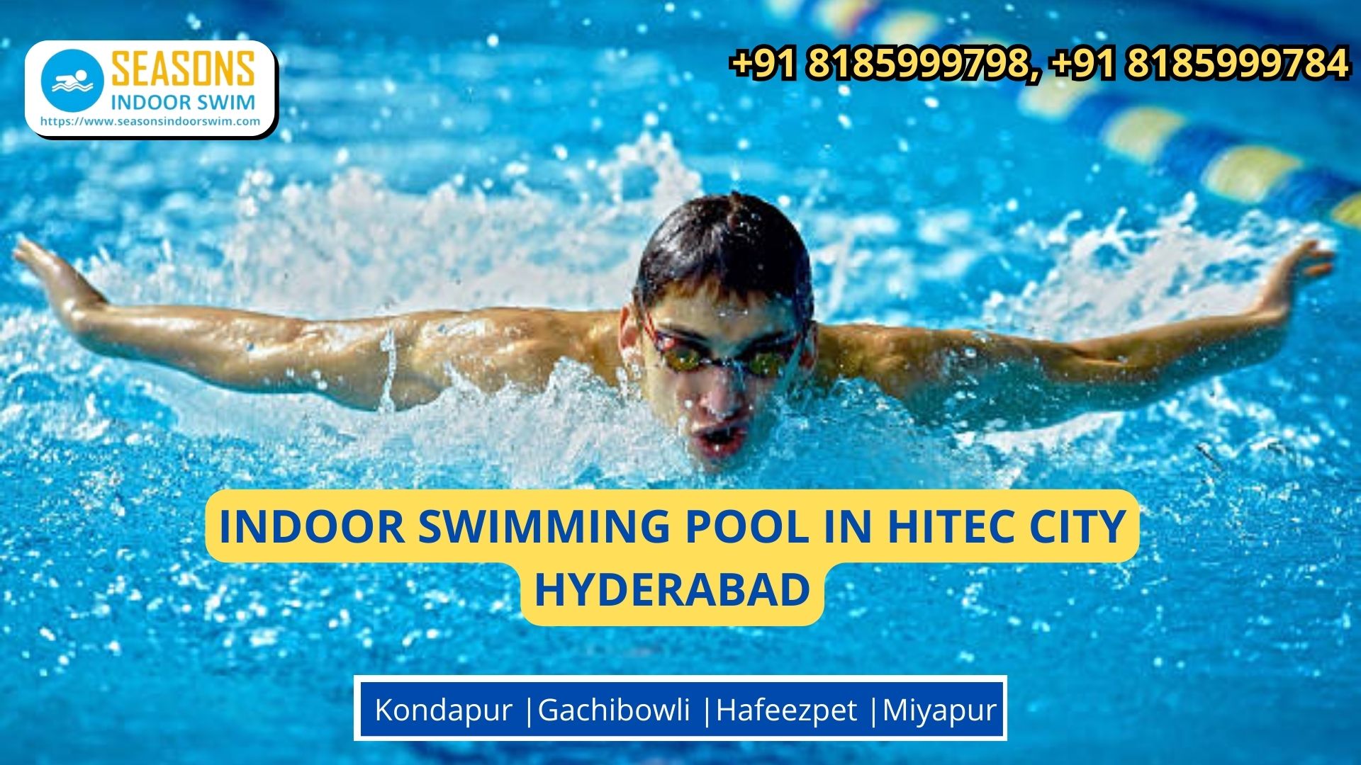 Indoor swimming Pool Near Me HITEC City Hyderabad