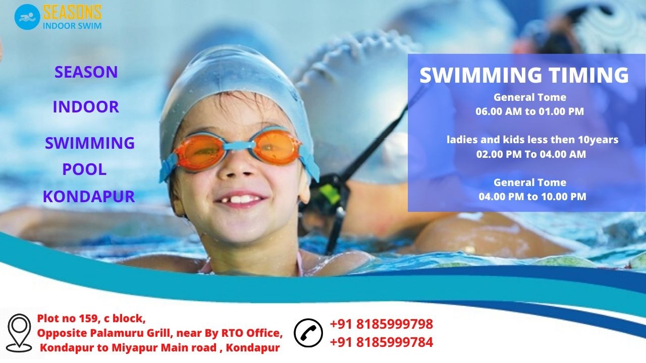 Temperature controlled indoor swimming pool in Kondapur
