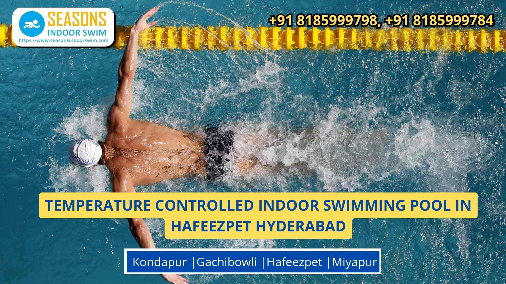 Temperature Controlled Indoor Swimming Pool in Hafeezpet