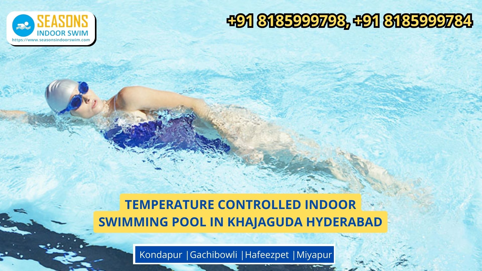 Temperature Controlled Indoor Swimming Pool in Khajaguda