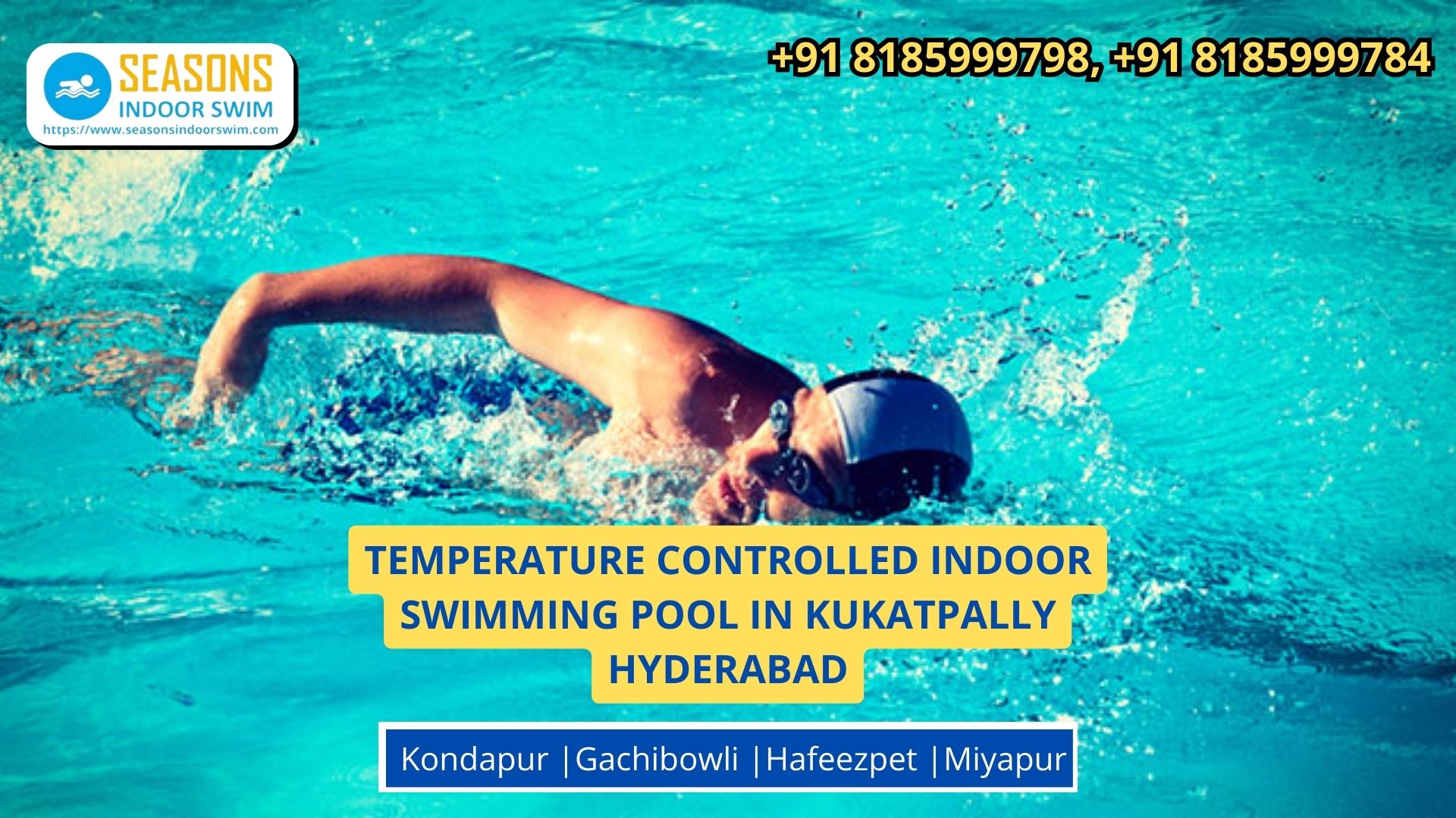 Temperature Controlled Indoor Swimming Pool in Kukatpally