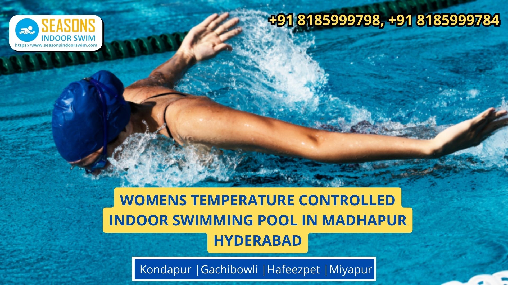 Womens Temperature Controlled Indoor Swimming Pool in Madhapur